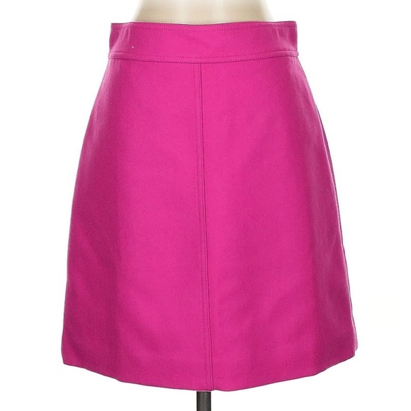 J. Crew Dresses & Skirts - 💕 J Crew Pink 100% Wool Skirt Sz 12 Preppy Career Timeless 💕